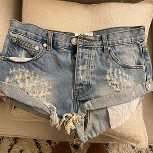 One teaspoon denim shorts 26